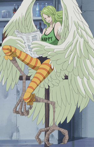 This is the Avatar Image for the Monet (One Piece) AI Voice and Text to Speech Generator